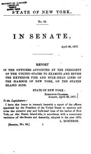Cover of: Documents of the Senate of the State of New York | 