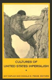 Cover of: Cultures of United States imperialism
