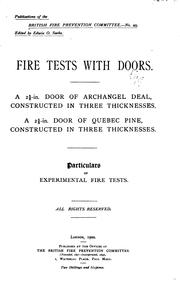 Cover of: Redbooks of the British Fire Prevention Committee