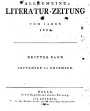 Cover of: allgemeine LITERATUR- ZEITUNG
