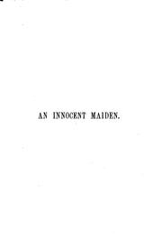 Cover of: An innocent maiden, by Theo Gift