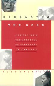 Cover of: Spreading the word: poetry and the survival of community in America