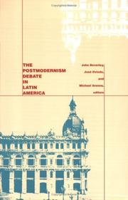 Cover of: The postmodernism debate in Latin America