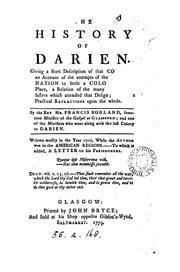 Cover of: The History of Darien 1700 by 