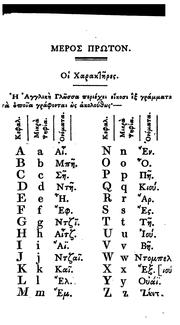 The Anglo-Greek Primer, Or First Step to a Practical Knowledge of the English and Greek Languages by Samuel Sheridan Wilson