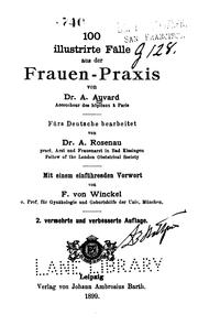 Cover of: 100 illustrirte Fälle aus der Frauen-Praxis