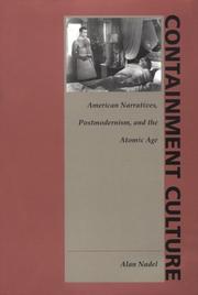 Cover of: Containment culture by Alan Nadel