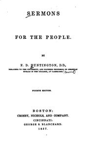 Cover of: Sermons for the People by 