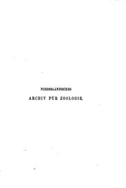 Cover of: Niederlandisches Archiv fur Zoologie - Band IV