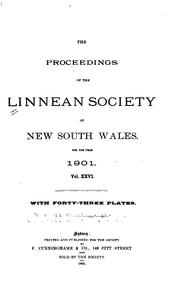 Cover of: The Proceedings of the Linnean Society of New South Wales