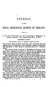 Cover of: Journal of the Royal Geological Society of Ireland.VOL.XII.VOL.II.1867-70