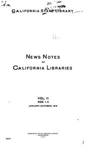 Cover of: News Notes of California Libraries