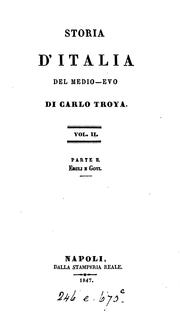 Cover of: Storia d'Italia del medio-evo. 4 tom. [in 14 pt.]. by 