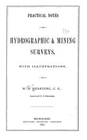 Cover of: Practical Notes on Hydrographic & Mining Surveys ...