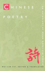 Cover of: Chinese poetry: an anthology of major modes and genres