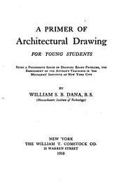 Cover of: A Primer of Architectural Drawing for Young Students