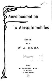 Cover of: Aerolocomotion and aerautomobiles