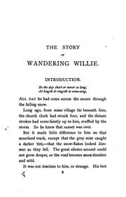 Cover of: The story of wandering Willie, by the author of 'Effie's friends'.
