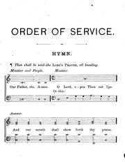 The Sunday School Chorister: A Service and Tune Book for the Children of the Church