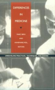 Cover of: Differences in Medicine by Marc Berg, Annemarie Mol