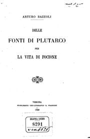 Delle fonti di Plutarco per la vita di Focione by Arturo Bazzoli