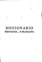 Cover of: Diccionario portuguez, e brasiliano, por ***.