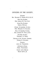 Cover of: Long Island Historical Society ...: Brooklyn, N.Y. [Sketch of Society, 1863-1891, Officers, By ...