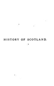 Cover of: A history of Scotland, chiefly in its ecclesiastical aspect, until the fall of the old hierarchy