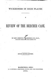 Cover of: Wickedness in High Places: A Review of the Beecher Case