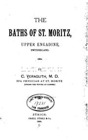 Cover of: The Baths of St. Moritz, Upper Engadine, Switzerland
