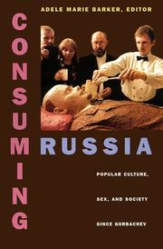 Cover of: Consuming Russia by Adele Marie Barker