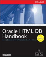 Cover of: Oracle HTML DB Handbook (Oracle)