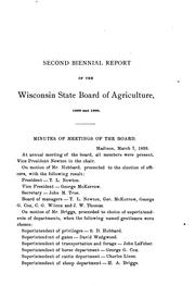 Biennial Report of the Dairy and Food Commissioner of Wisconsin by Wisconsin Dairy and Food Commission