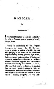 Cover of: Notices Respecting Jamaica, in 1808 - 1809 - 1810 by 