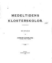 Cover of: Medeltidens klosterskolor: en studie