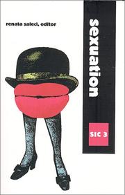 Cover of: Sexuation: SIC 3 ([sic] Series)