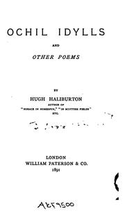 Cover of: Ochil Idylls and Other Poems by James Logie Robertson