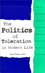 The politics of toleration in modern life by Susan Mendus