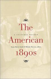 Cover of: The American 1890s by Susan Harris Smith, Melanie Dawson