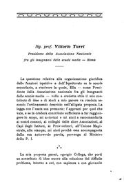 Cover of: Ispettorato e provveditorati per la vigilanza delle scuole secondarie e primarie, dei convitti ...