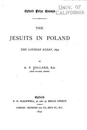 Cover of: The Jesuits in Poland