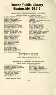 Cover of: High definition information systems: hearings before the Subcommittee on Technology and Competitiveness of the Committee on Science, Space, and Technology, U.S. House of Representatives, One Hundred Second Congress, first session, May 14, 21, 1991.