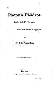 Cover of: Platon's Phädros