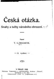 Cover of: Česká otázka: snahy a tužby národního obrození by 