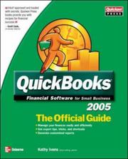 Cover of: QuickBooks 2005 The Official Guide (Quickbooks) by Kathy Ivens