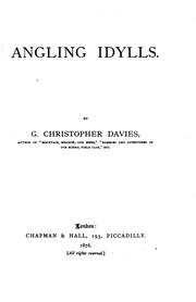 Cover of: Angling Idylls