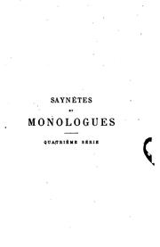 Cover of: Saynetes et Monologues