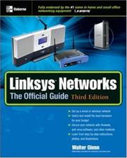 Cover of: Linksys networks: the official guide.
