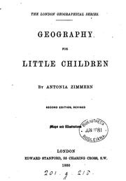 Cover of: Geography for little children | 