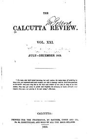 Calcutta Review by University of Calcutta